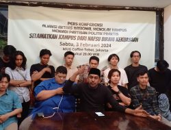 Aliansi Aktivis Nasional Tolak Kampus Jadi Ajang Politik Praktis