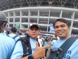 Caleg DPRD Dapil 10 Jakarta Barat Nix Hendri Darwin Bersama Relawan Ramaikan Kampanye Prabowo-Gibran