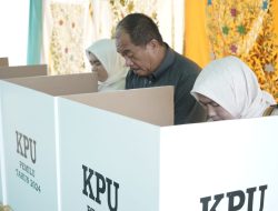 Wabup Asahan Lakukan Pencoblosan Dalam Pemilu 2024