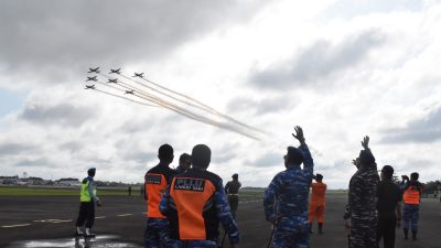 Komandan Lanud SMH Palembang Lepas Keberangkatan JAT Dalam Event Singapore Air Show 2024