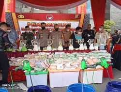 Kapolda Sumsel Pimpin Langsung Pemusnahan Barang Bukti Ratusan Kilogram Narkoba