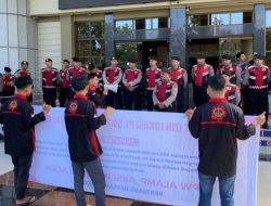 Lagi, Alamp Aksi Demo di BPN Aceh Tolak Perpanjangan Izin HGU PT Socfindo Aceh Singkil