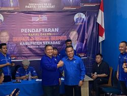Aron-Subandrio Resmi Daftarkan Diri Sebagai Petahana Pada Pilkada Sekadau 2024