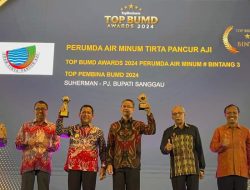 Tirta Pancur Aji Sanggau Raih TOP BUMD Awards 2024