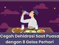 Minum 8 Gelar Perhari Cegah Dehidrasi Saat Puasa