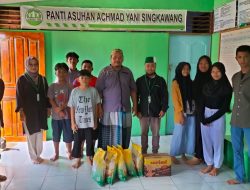 Ramadhan Berbagi, HMI Singkawang Salurkan Baksos ke Panti Asuhan