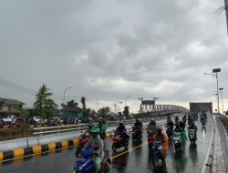 Pj Wako Pontianak Perdana Melintasi Duplikasi Jembatan Kapuas I