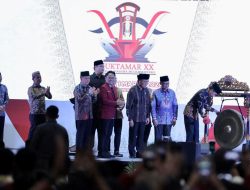 Pj Gubernur Fatoni Dampingi Presiden Jokowi Membuka Muktamar IMM XX di Palembang