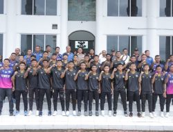 Wakil Bupati Asahan Lepas Tim Sepakbola SSB Mezzaluna Asahan