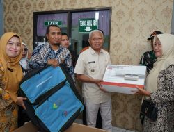 Bupati Asahan Serahkan Bantuan Alat Kesehatan Di UPTD Pulau Rakyat