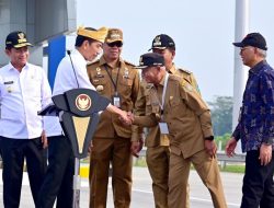 Resmikan Tol Tebingtinggi-Indrapura-Limapuluh-Kisaran, Bupati Asahan Dampingi Presiden Jokowi