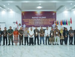 Buwono Prawana Ikuti Pleno Terbuka Rekapitulasi Hasil Perhitungan Suara Tingkat Kabupaten Asahan