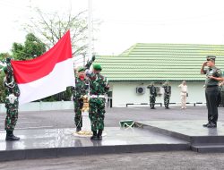 Korem 044/Gapo Gelar Upacara Bulanan