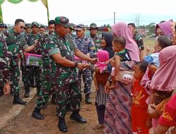 Semangat Kemanunggalan TNI Rakyat Terpancar Pada Penutupan TMMD ke-119 Kodim 0401/Muba