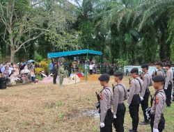 Polres Subulussalam Hadiri Upacara Pemakaman Prajurit TNI yang Gugur saat Tugas di Papua