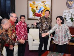 Bicarakan Program Strategis, Menteri ATR/Kepala BPN Bertemu dengan Menteri Keuangangan