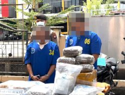 Pesan Ganja 3,5 Kg dari Aceh, BNN Kalbar Tangkap Dua Residivis