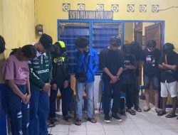 Hendak Balapan Liar, Polres Kubu Raya Amankan 10 Ranmor dan 12 Anak Di Bawah Umur