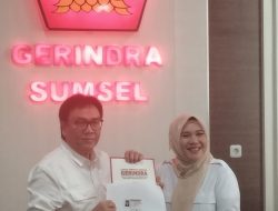 Ketua DPD Partai Gerindra Sumsel Menugaskan HNU Maju Sebagai Bakal Calon Bupati Muara Enim