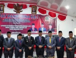 Paripurna Ke 1, DPRD Dengarkan Penyampaian LKPJ Bupati Pali Tahun 2023