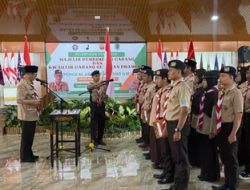 Bupati Pali Resmi Dilantik sebagai Pengurus Majelis Pembimbing Cabang Gerakan Pramuka