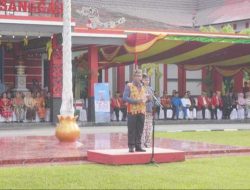 Pj Bupati Sanggau Pembina Upacara Peringatan Hari Jadi Kota Sanggau ke-408