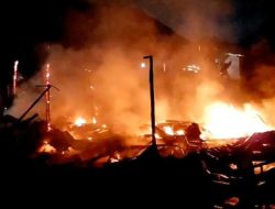 Satu Rumah Warga Semi Permanen di Kubu Raya, Kalimantan Barat Hangus Terbakar
