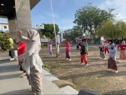 Kenakan Kebaya, Emak-emak di Pontianak Olahraga Peringati Hari Kartini