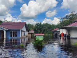 Banjir di Desa Pasak Piang Kubu Raya Belum Surut, 30 KK Masih Mengungsi
