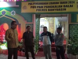 Dirlantas Polda Sumsel Bersama Pj Bupati Banyuasin Cek Arus Balik Situasi Aman dan Lancar
