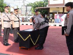 Polres Sanggau Gelar Sertijab Sejumlah Kapolsek dan Kasi