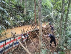 Tim Terpadu Temukan Bekas Aktivitas PETI Hulu Intake Madi di Bengkayang Semakin Meluas
