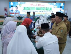 Wakil Bupati Asahan Upah Upah 64 Jama’ah Calon Haji Anggota Korpri Asahan