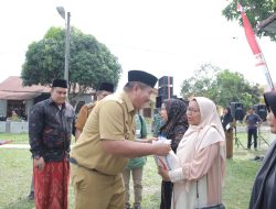 Wakil Bupati Asahan Beri Santunan Bersama Di Pengajian Akbar Kecamatan Aek Ledong