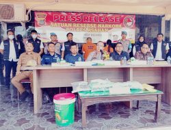 Polres Asahan Unit Satres Narkoba Ungkap Peredaran Sabu 5 Kg Di Duga Dari Malaysia