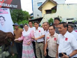 Projo dan Bakal Calon Walikota Nandriani Octarina Tingkatkan Kepedulian terhadap Sesama di Momen Idul Adha 1445 H