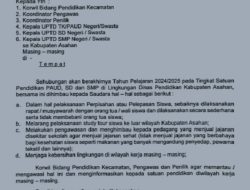 Kadis Pendidikan Asahan Himbau Larangan Study Tour Ke Luar Daerah