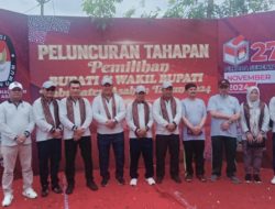 Wabup Asahan Hadiri Peluncuran Tahapan Pemilihan Bupati Dan Wakil Bupati 2024