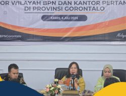 Evaluasi Kinerja Kanwil BPN, Pembina Tim 5 Dukung Pemerataan Capaian WBK dan Layanan Elektronik se-Provinsi Gorontalo