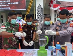 Hadiri Pemusnahan BB Kejari Sekadau, Wabup Sekadau Beri Apresiasi