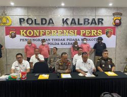 Polda Kalbar Ringkus Empat Tersangka Sindikat Narkoba, Ada dari Lapas Kelas IIA