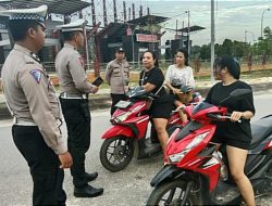 Polres Landak Tingkatkan Kesadaran Lalu Lintas Lewat Operasi Patuh Kapuas 2024