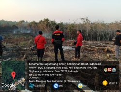 Manggala Agni bersama Tim Gabungan di Singkawang Melakukan Ground Check Verifikasi Hotspot