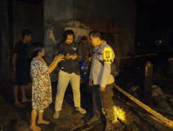 Kebakaran Rumah di Belitang Hilir, Diduga Api Berasal Dari Pembakaran Sampah