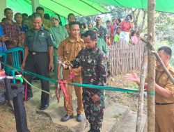 Kodim 1210/Landak Resmikan Bantuan Sumur Bor di Jelimpo