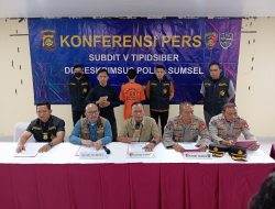 Subdit V Siber Polda Sumsel Berhasil Tangkap Pelaku Penyebaran Konten Pornografi