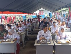 Peningkatan Gizi Anak: SD Negeri 17 Palembang Sambut Program Dapur Masuk Sekolah Kodam II/Sriwijaya