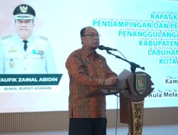 Sekda Asahan Buka Rakornis Pendampingan dan Pembinaan TRC Penanggulangan Bencana Multi Sektor