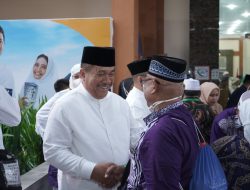 Wakil Bupati Asahan Sambut Kepulangan Jamaah Haji Kloter 1