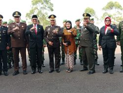 Polres PALI Gelar Upacara Hari Bhayangkara ke 78 di Pemkab PALI